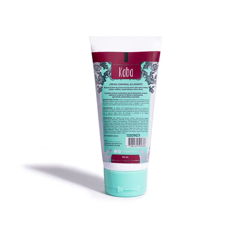 Crema Corporal Aclarante Kaba 60 mL