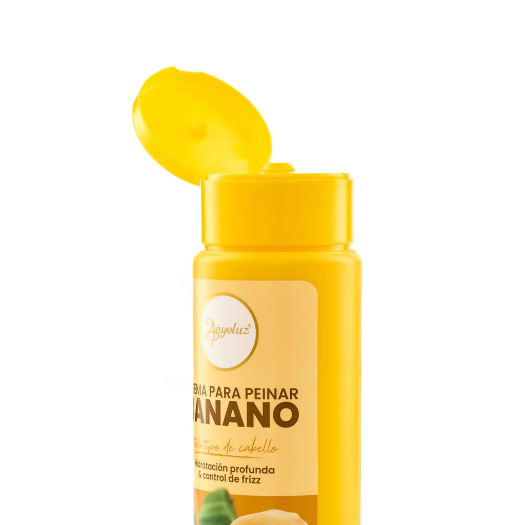 Crema para peinar con BANANO