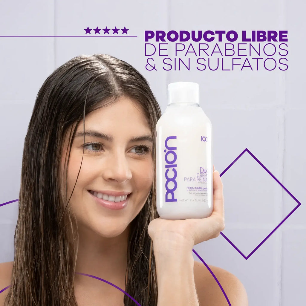 Dual Crema para Peinar de Reparación