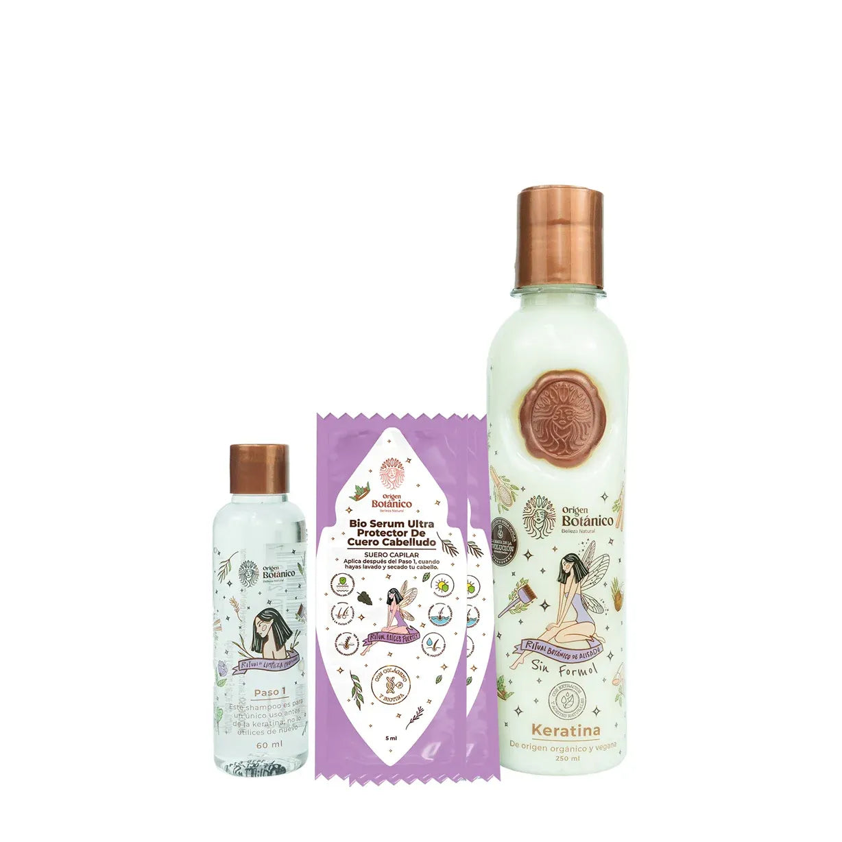 Kit de keratina evolución 250ml - 2 personas (mediana)