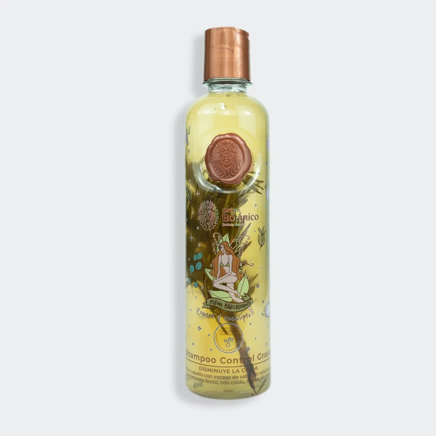 Shampoo control grasa romero y eucalipto